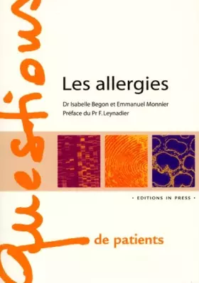 Couverture du produit · Les allergies