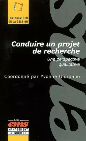 Couverture du produit · Conduire un projet de recherche. : Une perspective qualitative