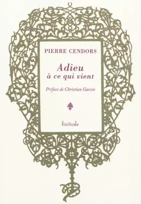 Couverture du produit · Adieu à ce qui vient