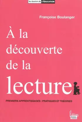 Couverture du produit · A la découverte de la lecture