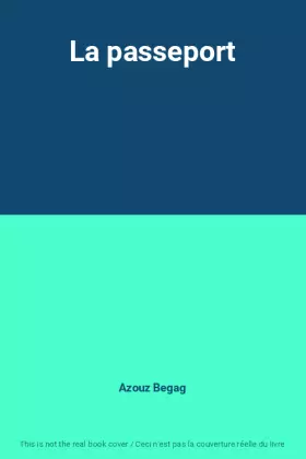 Couverture du produit · La passeport