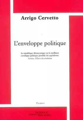 Couverture du produit · L'enveloppe politique