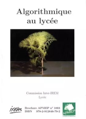 Couverture du produit · Algorithmique au lycée