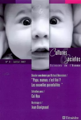 Couverture du produit · Cultures & Sociétés, N° 3 :