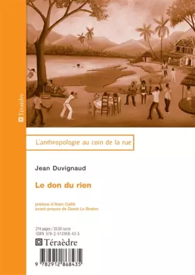 Couverture du produit · Le don du rien