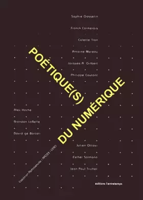 Couverture du produit · Poétique(s) du numérique