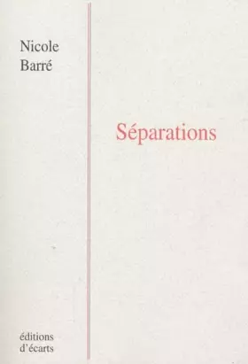 Couverture du produit · Separations