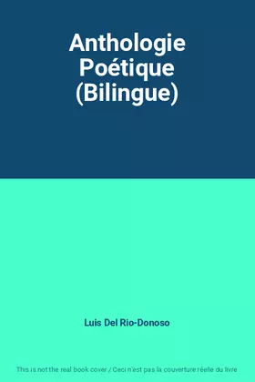 Couverture du produit · Anthologie Poétique (Bilingue)
