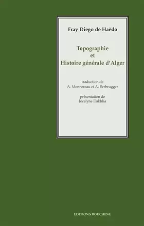 Couverture du produit · Topographie et histoire générale d'Alger
