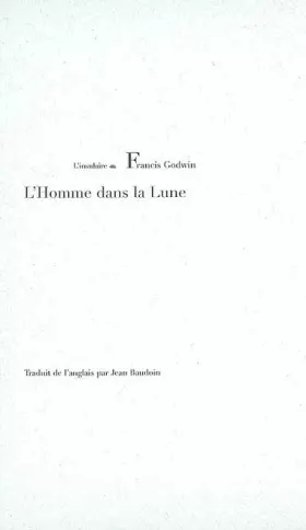 Couverture du produit · L'Homme dans la Lune