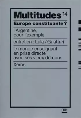Couverture du produit · Revue multitudes, numéro 14