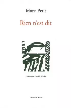 Couverture du produit · Rien N'Est Dit