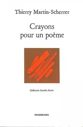 Couverture du produit · Crayons pour un poème