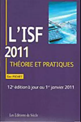 Couverture du produit · L'ISF 2011: Théorie et pratiques