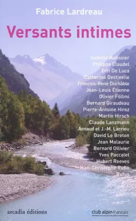 Couverture du produit · Versants intimes