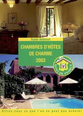 Couverture du produit · Chambres d'hôtes de charme 2003