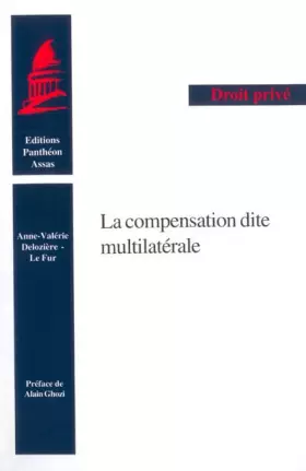 Couverture du produit · LA COMPENSATION DITE MULTILATÉRALE