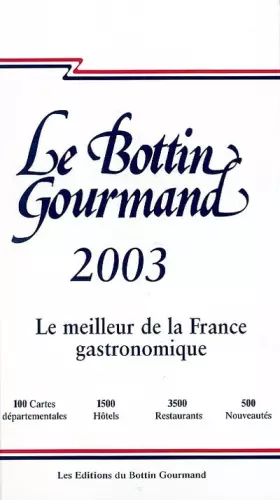 Couverture du produit · Le Bottin gourmand 2003