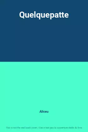 Couverture du produit · Quelquepatte
