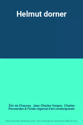 Couverture du produit · Helmut dorner