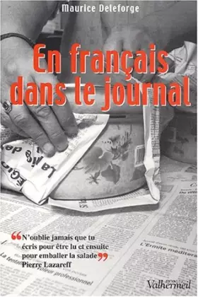 Couverture du produit · En français dans le journal