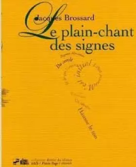 Couverture du produit · Le plaint-chant des signes