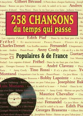 Couverture du produit · 258 chansons du temps qui passe