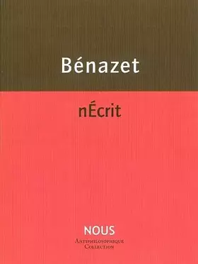 Couverture du produit · Nécrit