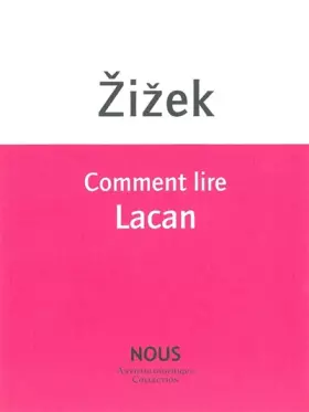 Couverture du produit · Comment lire Lacan