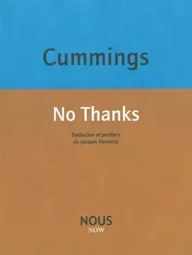 Couverture du produit · No thanks
