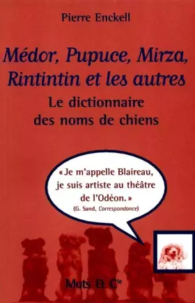 Couverture du produit · Dictionnaire des noms des chiens