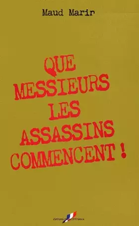 Couverture du produit · Que Messieurs Les Assassins Commencent !