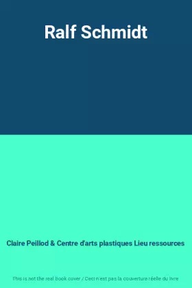 Couverture du produit · Ralf Schmidt