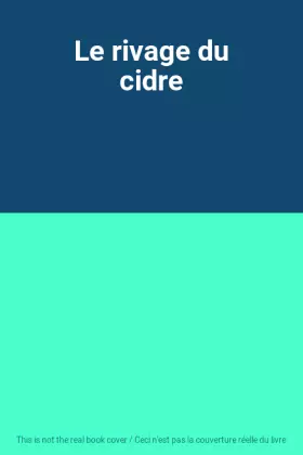Couverture du produit · Le rivage du cidre