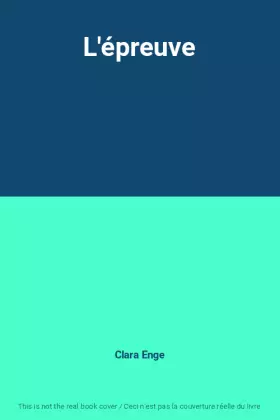 Couverture du produit · L'épreuve