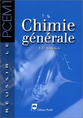 Couverture du produit · Chimie générale