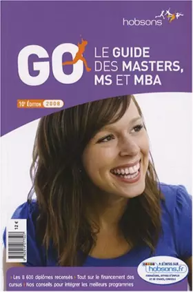 Couverture du produit · GO : Le guide des masters, MS et MBA