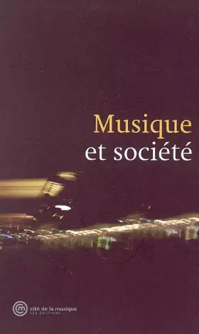 Couverture du produit · Musique et société