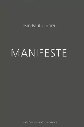 Couverture du produit · Manifeste