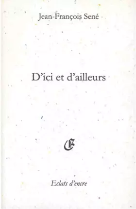Couverture du produit · D'ici et d'ailleurs