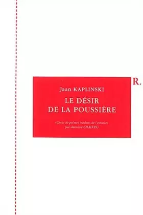 Couverture du produit · Le désir de la poussière