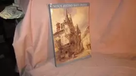 Couverture du produit · Nous avons bati paris