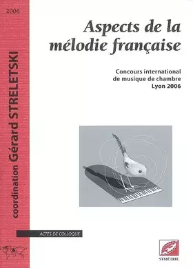 Couverture du produit · Aspects de la mélodie française