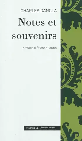 Couverture du produit · Notes et souvenirs