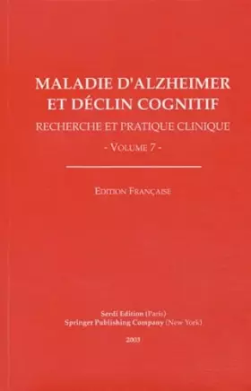 Couverture du produit · Maladie d'Alzheimer et déclin cognitif