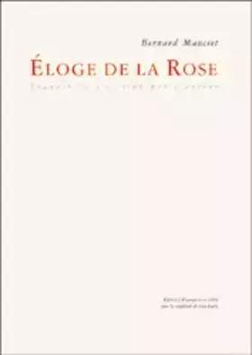 Couverture du produit · Eloge de la rose