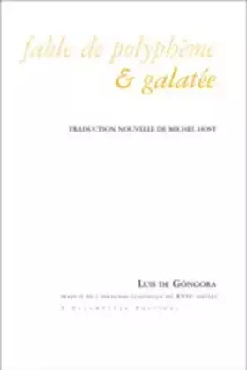 Couverture du produit · Fable de Polyphème et Galatée