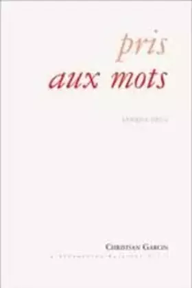Couverture du produit · Pris aux mots: Lexique deux
