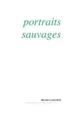 Couverture du produit · Portraits sauvages