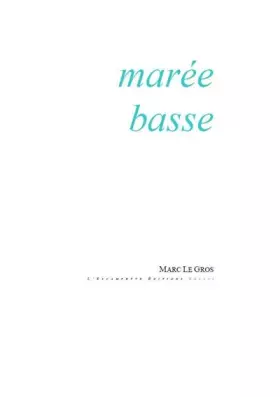 Couverture du produit · Marée basse